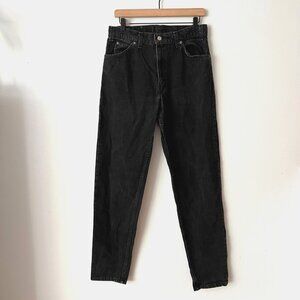 Vintage 1992 Levi's 550 Orange Tab Relaxed Black Jeans Men's Size 32x34 USA Made
